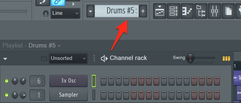 fl studio channel rack to playlist