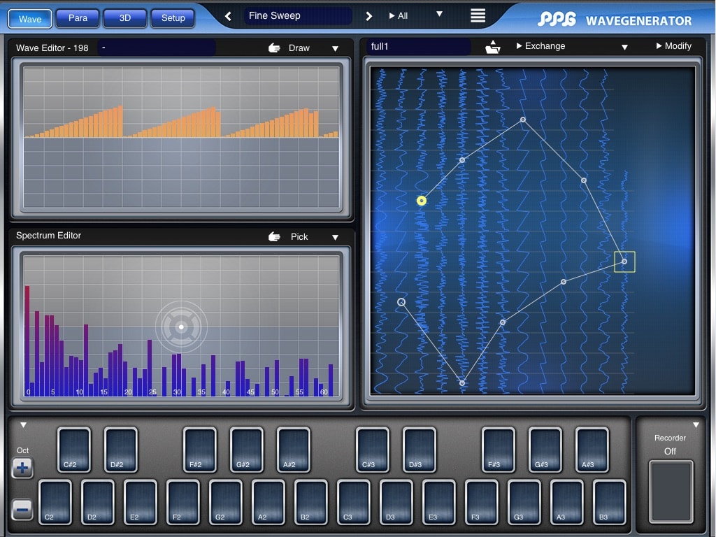 cymatics-synth app-wolfgang